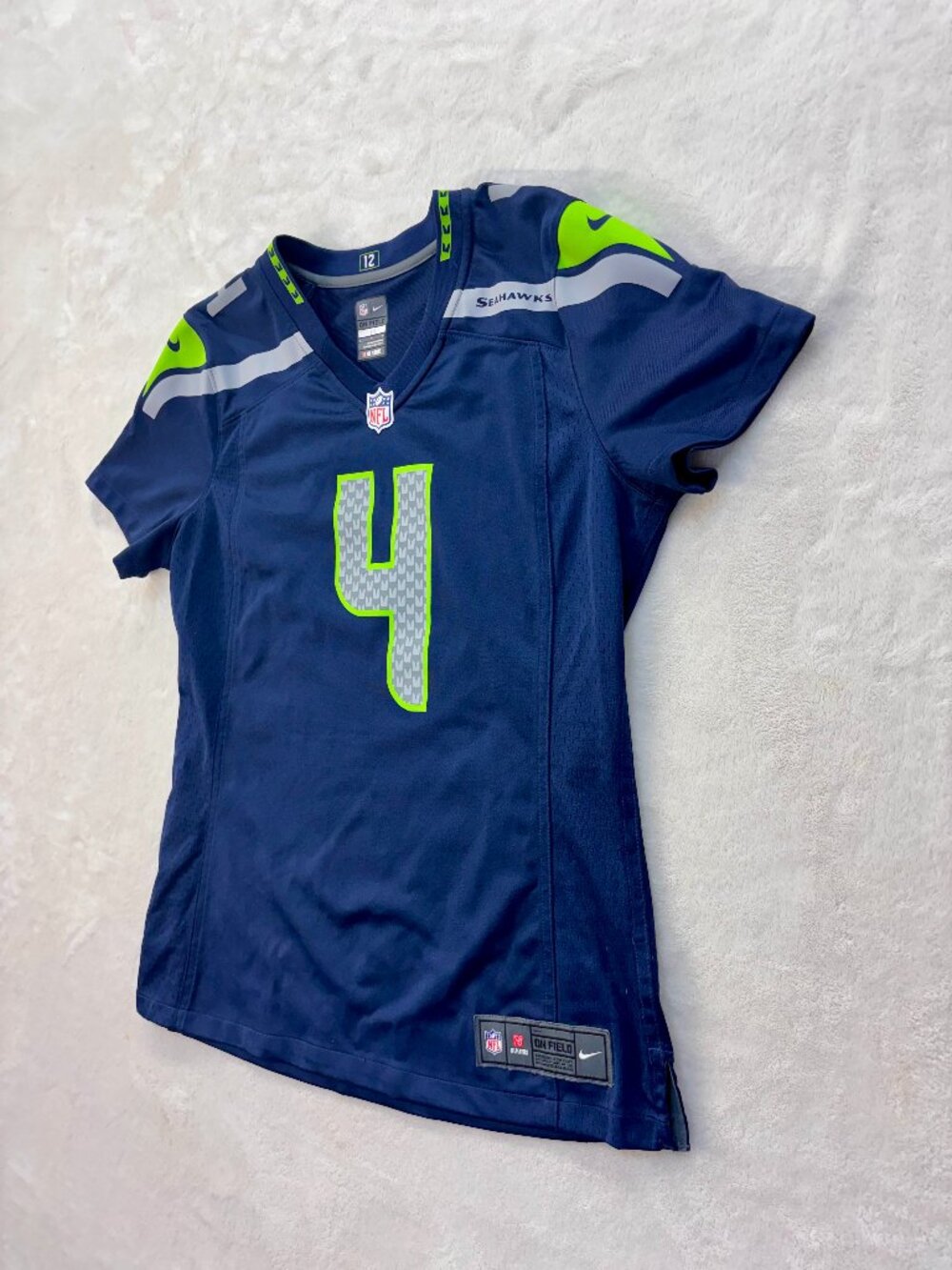Seattle Seahawks On Field "4 Hauschka" Jersey --- Size: L --- Great Condition!!